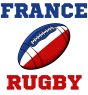 France Rugby Ball T-Shirt (White)